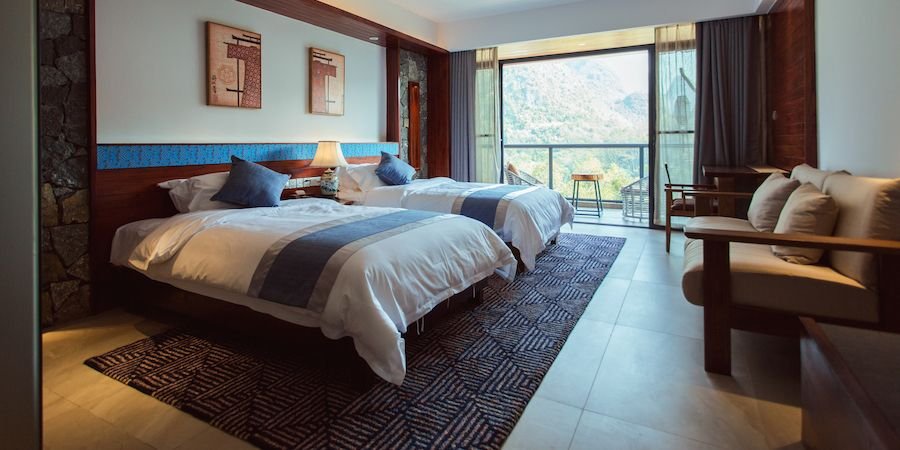 Li River Resort Riverview Twin Room Gallery 1